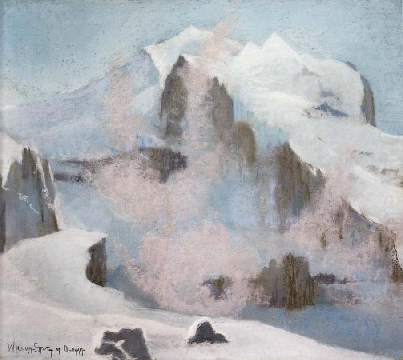 An Alpine Peak, William Stott of Oldham